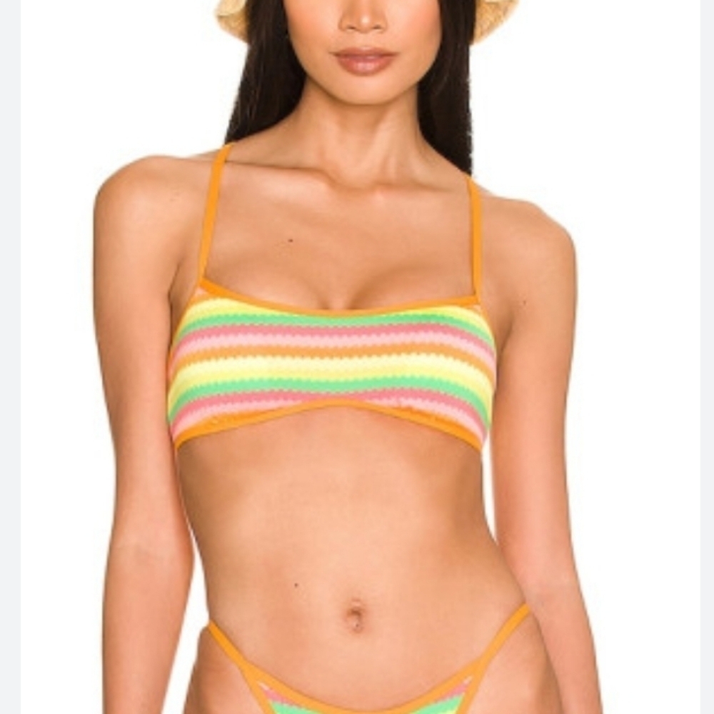L*space Pamela Under The Sun Bikini Top NEW